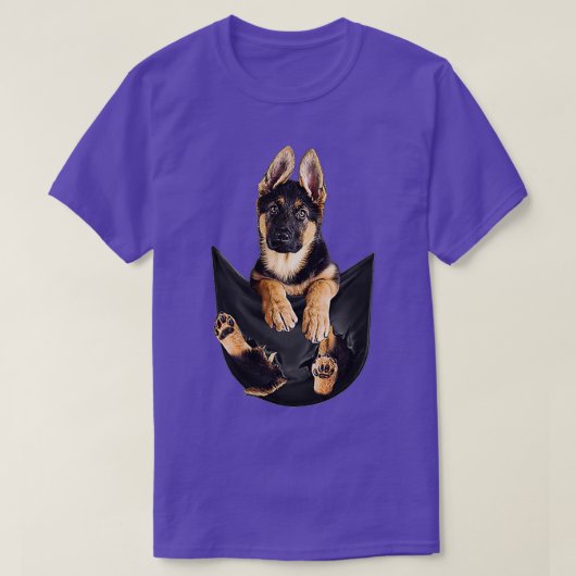 Duitse herder in pap Funny Dog Lover Gifts T-shirt (Design voorkant)