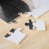 Duitse herder in sneeuw legpuzzel (Zijkant)