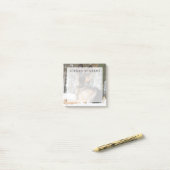 Duitse herder in sneeuw post-it® notes (Op bureau)