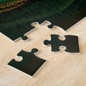 Duitse Herder in St. Patrick's Day-kostuum Legpuzzel (Zijkant)
