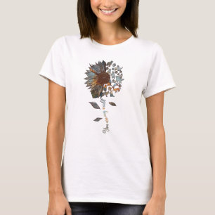 Duitse herder je bent mijn wereld zonnebloempje t-shirt