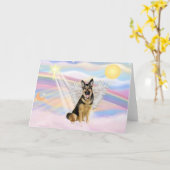 Duitse herder kaart (Gele Bloem)