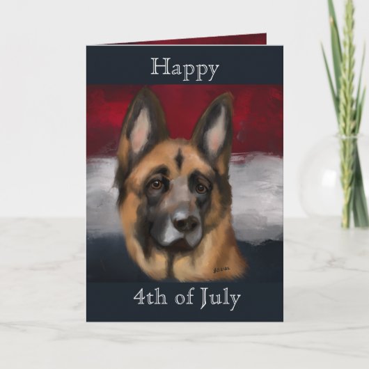 Duitse Herder   Kaart (Voorkant)