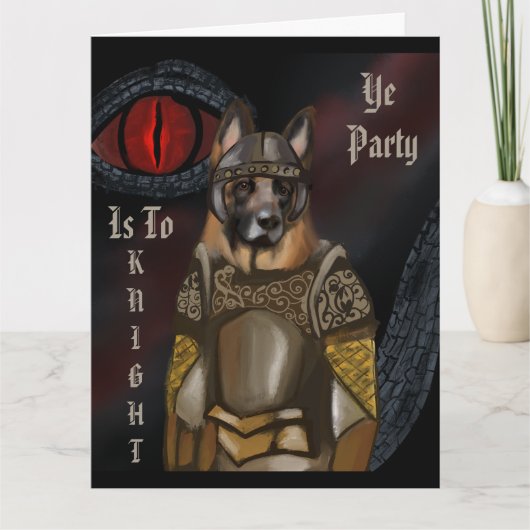 Duitse Herder Kaart (Voorkant)