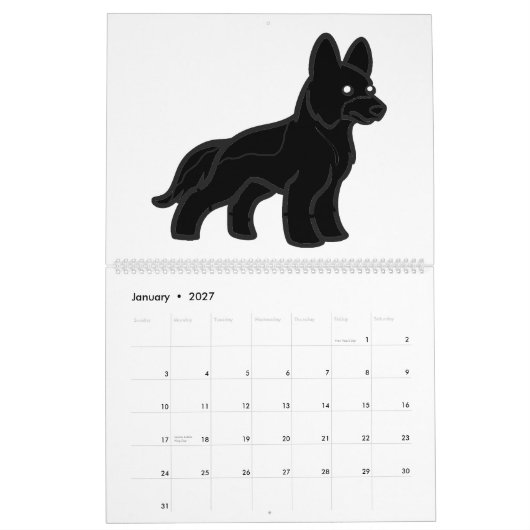 Duitse Herder Kalender (Jan 2027)