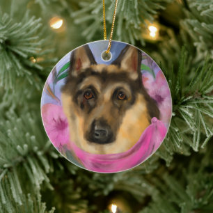 DUITSE HERDER KERAMISCH ORNAMENT