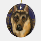 DUITSE HERDER KERAMISCH ORNAMENT (Links)