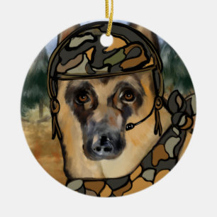 DUITSE HERDER KERAMISCH ORNAMENT
