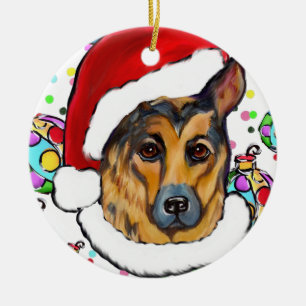 DUITSE HERDER KERAMISCH ORNAMENT