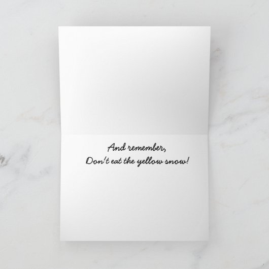 Duitse Herder Kerst Kaart -  (Binnen)