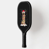 Duitse herder kerstboom licht pyjama hond pickleball paddle (Links)