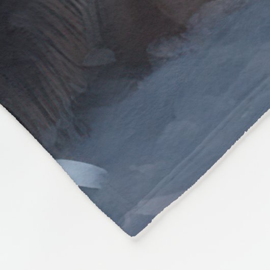 Duitse herder Kerstmis Feestelijk Seizoen Fleece Deken (Hoek)