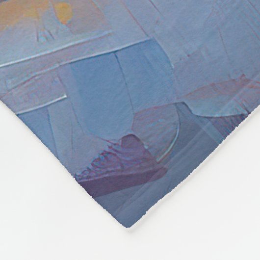 Duitse herder Kerstmis Feestelijk Seizoen Fleece Deken (Hoek)