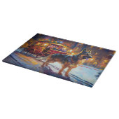 Duitse herder Kerstmis Feestelijk Seizoen Snijplank (Hoek)