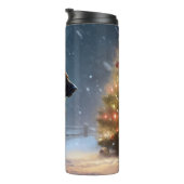 Duitse herder Kerstmis Feestelijk Seizoen Thermosbeker (Geroteerd rechts)
