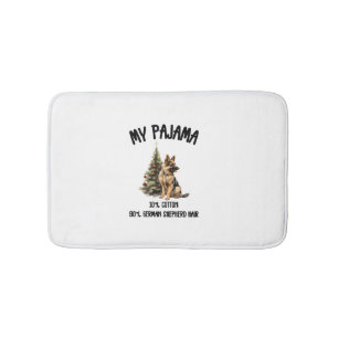 Duitse Herder & Kerstmis, Grappig Hondenontwerp vo Badmat
