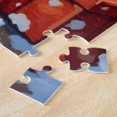Duitse Herder Kerstmis Onder De Boom Legpuzzel (Zijkant)