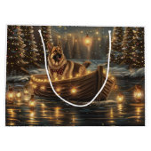 Duitse herder kerstvakantie reis groot cadeauzakje (Achterkant)