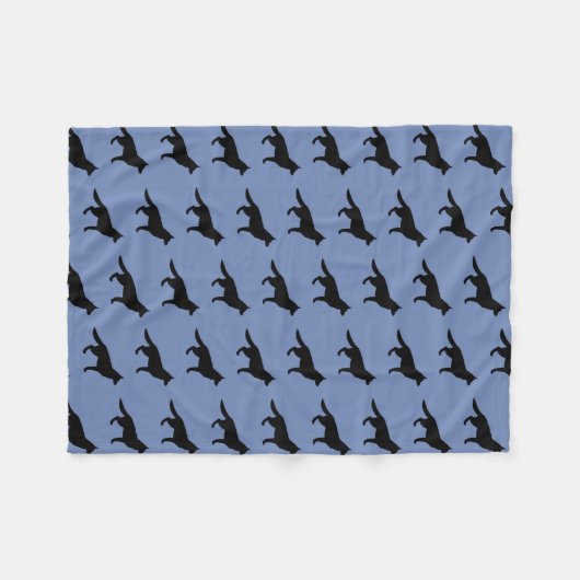 Duitse herder kiest kleur fleece deken (Voorkant (Horizontaal))