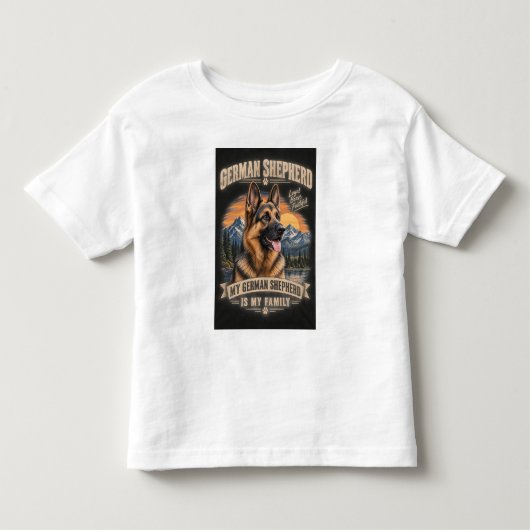 Duitse herder kinder shirts (Voorkant)