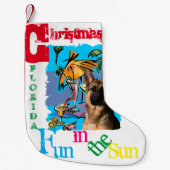 Duitse Herder Kleine Kerstsok (Voorkant)