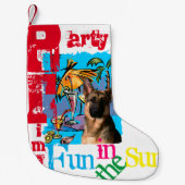 Duitse Herder Kleine Kerstsok (Voorkant)