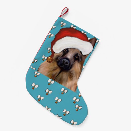 Duitse Herder Kleine Kerstsok (Voorkant (Hangend))