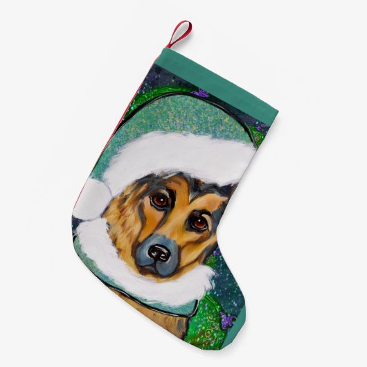 DUITSE HERDER KLEINE KERSTSOK (Voorkant (Hangend))