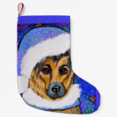 Duitse Herder Kleine Kerstsok (Voorkant)