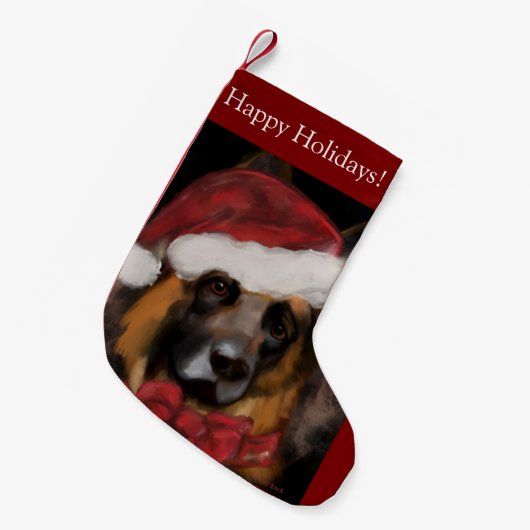 DUITSE HERDER KLEINE KERSTSOK (Voorkant (Hangend))