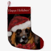 DUITSE HERDER KLEINE KERSTSOK (Voorkant)