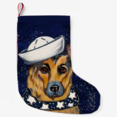 Duitse Herder Kleine Kerstsok (Voorkant)