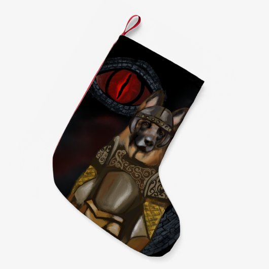 Duitse Herder Kleine Kerstsok (Voorkant (Hangend))