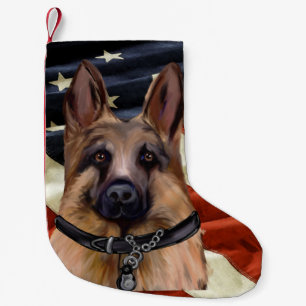 DUITSE HERDER KLEINE KERSTSOK