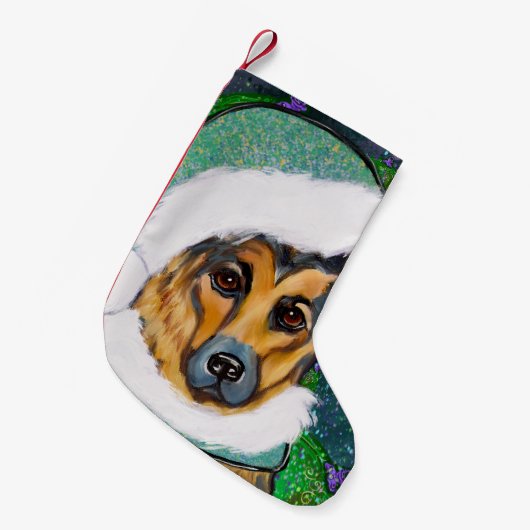 Duitse Herder        Kleine Kerstsok (Voorkant (Hangend))