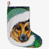 Duitse Herder        Kleine Kerstsok (Voorkant)