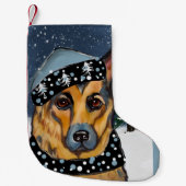 Duitse Herder        Kleine Kerstsok (Voorkant)