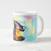 Duitse Herder kleurrijk Grote Koffiekop (Voorkant rechts)