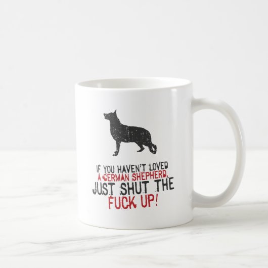 Duitse herder koffiemok (Rechts)