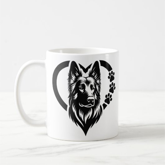 Duitse Herder Koffiemok (Links)