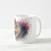 duitse herder koffiemok (Voorkant rechts)