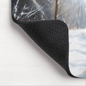 duitse herder laat het sneeuwen kerst muismat (Hoek)