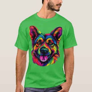 Duitse herder lachend t-shirt