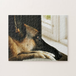 Duitse herder legpuzzel