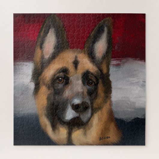 Duitse Herder Legpuzzel (Verticaal)