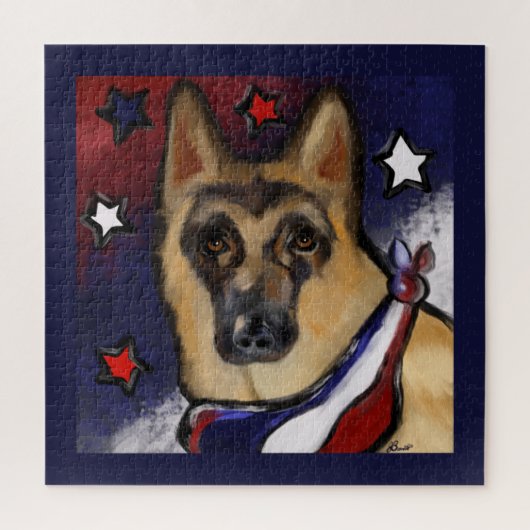 DUITSE HERDER            LEGPUZZEL (Verticaal)