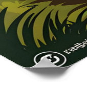 Duitse herder leidt door Bossen Poster (Hoek)