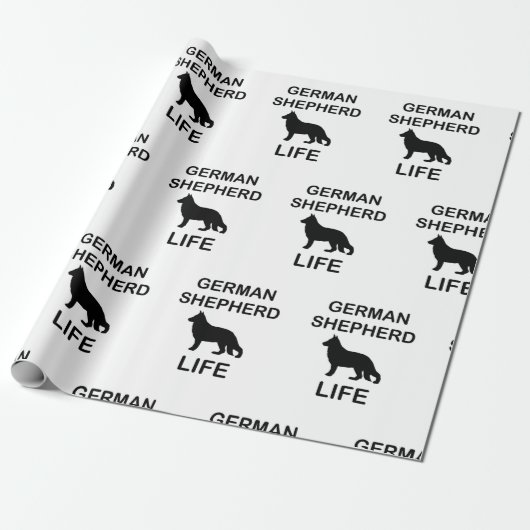 Duitse herder leven cadeaupapier (Uitgerold)