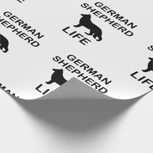 Duitse herder leven cadeaupapier (Hoek)