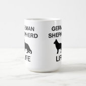 Duitse herder leven koffiemok (Center)